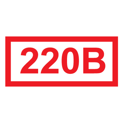 Z11 Указатель напряжения - 220 В (Пленка 042 х 084)