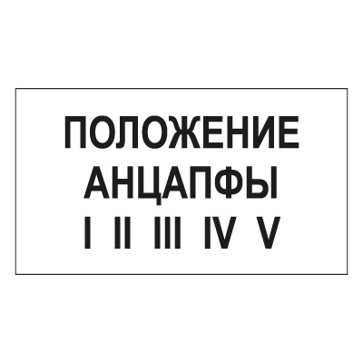 Z105 Положение анцапфы (Пластик 140 х 250)